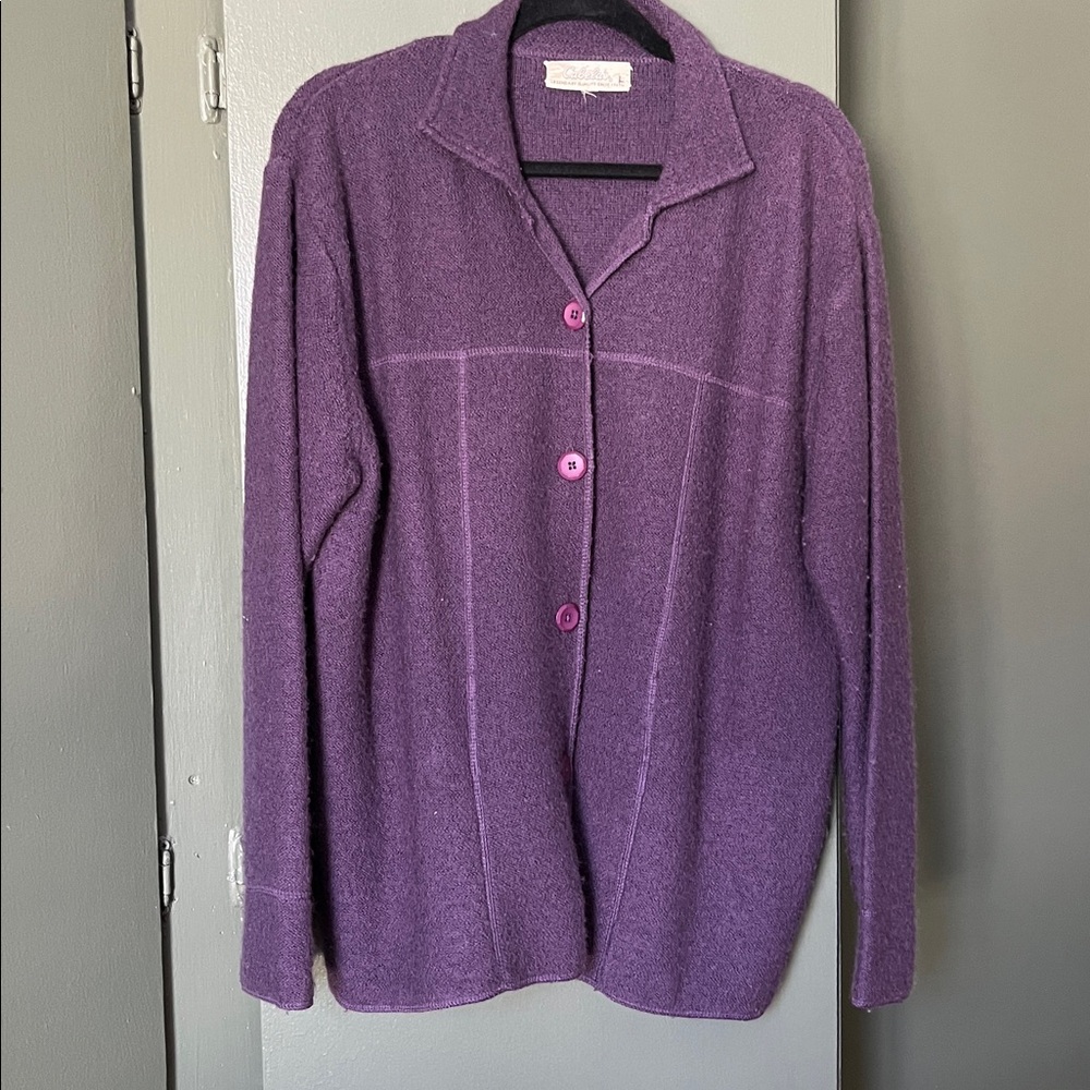Vintage Cabela’s Purple Women's Cardigan